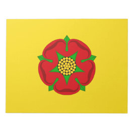 Vlag van Lancashire Notitieblok