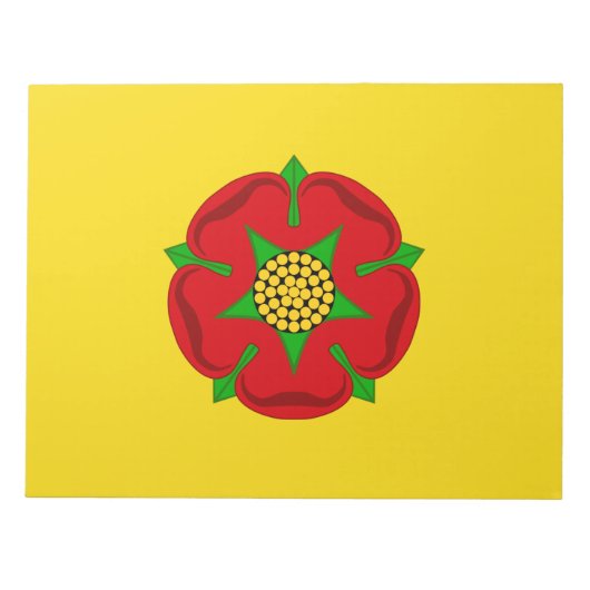 Vlag van Lancashire Notitieblok (Voorkant)