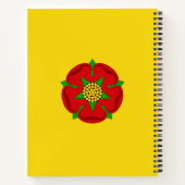Vlag van Lancashire Notitieboek (Achterkant)