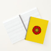 Vlag van Lancashire Notitieboek (Binnen)