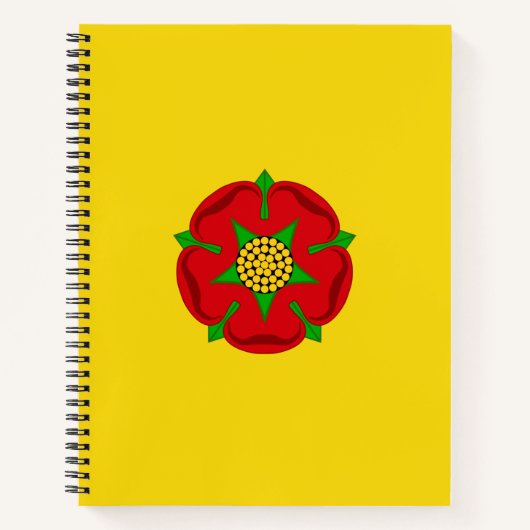 Vlag van Lancashire Notitieboek (Voorkant)