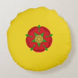 Vlag van Lancashire Rond Kussen
