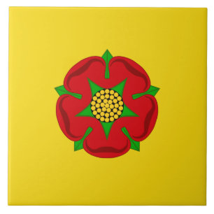 Vlag van Lancashire Tegeltje