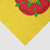 Vlag van Lancashire Tissuepapier (Detail)
