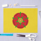 Vlag van Lancashire Tissuepapier (Craft)
