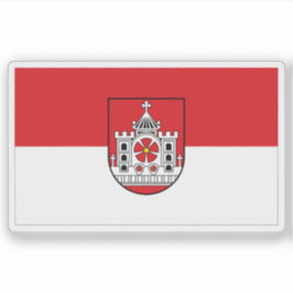 Vlag van Landshut, Duitsland Sticker