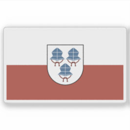 Vlag van Landshut, Duitsland Sticker