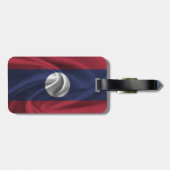 Vlag van Laos Bagagelabel (Achterkant horizontaal)