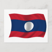 Vlag van Laos Briefkaart (Voorkant)