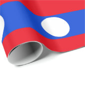 Vlag van Laos Cadeaupapier (Rol Hoek)