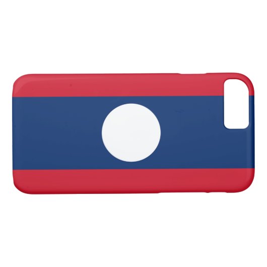 Vlag van Laos Case-Mate iPhone Case (Achterkant (Horizontaal))