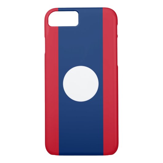 Vlag van Laos Case-Mate iPhone Case (Achterkant)