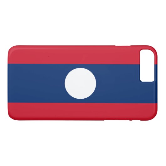 Vlag van Laos Case-Mate iPhone Case (Achterkant (Horizontaal))