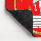 VLAG VAN LAOS DRIE HOOFDELEPHANT MUISMAT (Hoek)