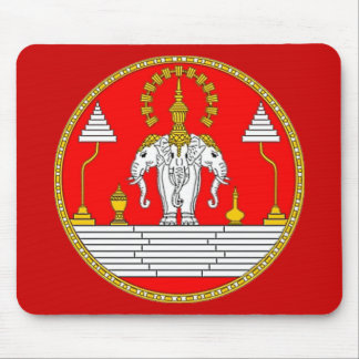VLAG VAN LAOS DRIE HOOFDELEPHANT MUISMAT