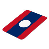 Vlag van Laos Magneet (Linkerzijde)