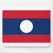 Vlag van Laos Muismat (Voorkant)