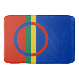 Vlag van Lapland (Kerstmis) (Sami) (Laplander) Badmat