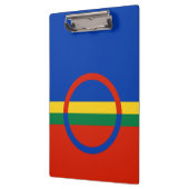 Vlag van Lapland (Kerstmis) (Sami) (Laplander) Klembord (Links)