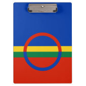 Vlag van Lapland (Kerstmis) (Sami) (Laplander) Klembord (Voorkant)