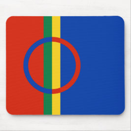 Vlag van Lapland (Kerstmis) (Sami) (Laplander) Muismat