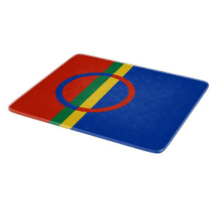 Vlag van Lapland (Kerstmis) (Sami) (Laplander) Snijplank