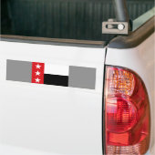 Vlag van Laredo (Texas) Bumpersticker (Op Truck)