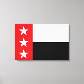 Vlag van Laredo (Texas) Canvas Afdruk (Voorkant)