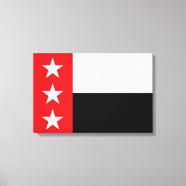 Vlag van Laredo (Texas) Canvas Afdruk
