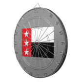 Vlag van Laredo (Texas) Dartbord (Voorkant Rechts)