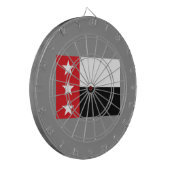 Vlag van Laredo (Texas) Dartbord (Voorkant Links)