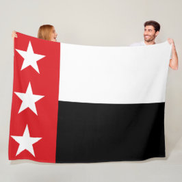 Vlag van Laredo (Texas) Fleece Deken