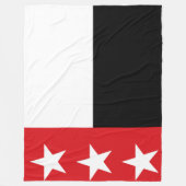 Vlag van Laredo (Texas) Fleece Deken (Voorkant)
