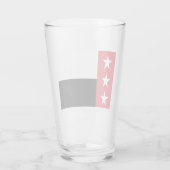 Vlag van Laredo (Texas) Glas (Achterkant)