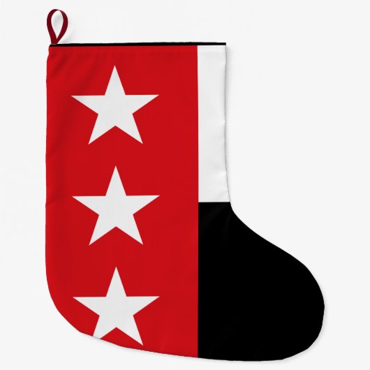 Vlag van Laredo (Texas) Grote Kerstsok (Voorkant)