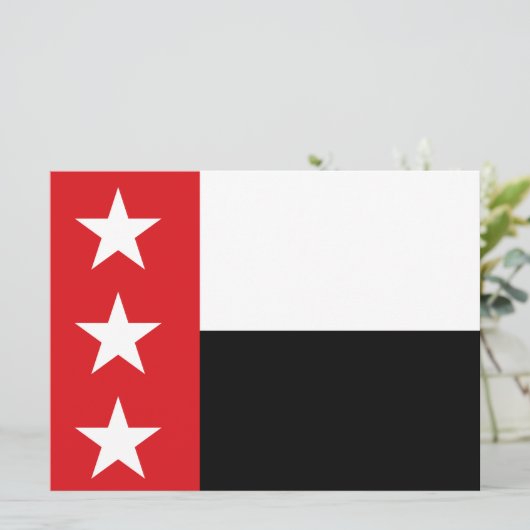 Vlag van Laredo (Texas) Kaart (Staand voorkant)