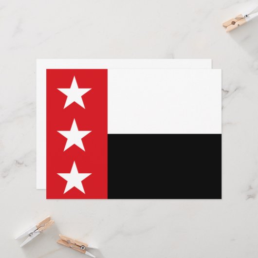 Vlag van Laredo (Texas) Kaart (Voorkant / Achterkant in situ)