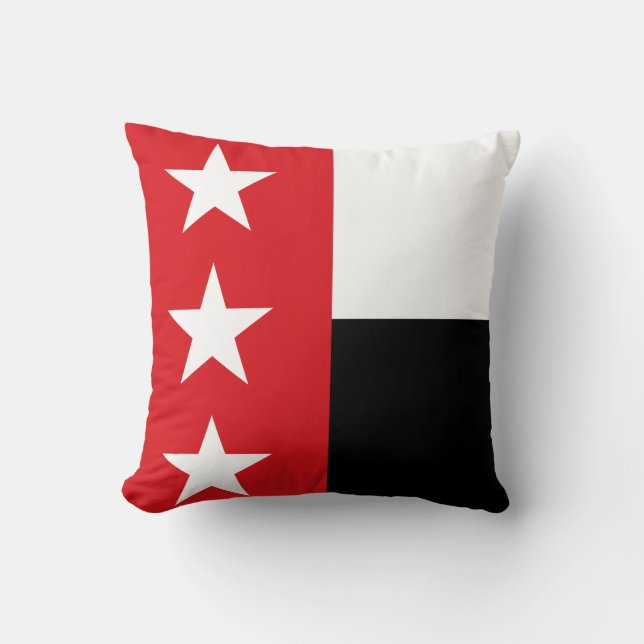 Vlag van Laredo (Texas) Kussen (Voorkant)