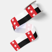 Vlag van Laredo (Texas) Satijnen Lint (Achterkant)