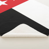 Vlag van Laredo (Texas) Sherpa Deken (3/4)