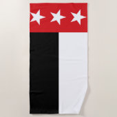 Vlag van Laredo (Texas) Strandlaken (Voorkant)