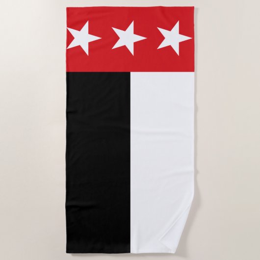 Vlag van Laredo (Texas) Strandlaken (Voorkant)