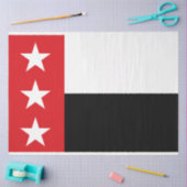 Vlag van Laredo (Texas) Tissuepapier (Craft)