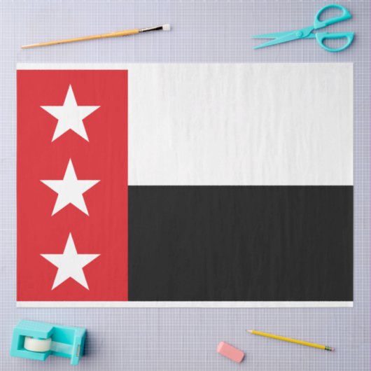 Vlag van Laredo (Texas) Tissuepapier (Craft)