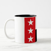 Vlag van Laredo (Texas) Tweekleurige Koffiemok (Links)