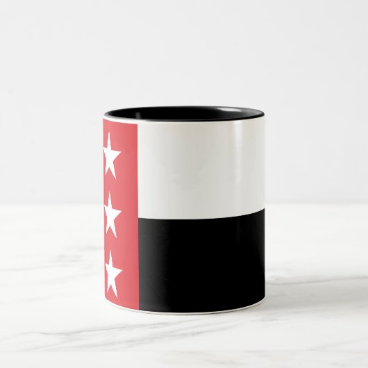 Vlag van Laredo (Texas) Tweekleurige Koffiemok (Center)