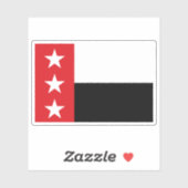 Vlag van Laredo, Texas, Verenigde Staten Sticker (Vel)