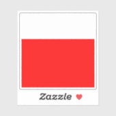 Vlag van Lausanne, Zwitserland Sticker (Vel)