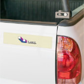 Vlag van Laval (Quebec, Canada) Bumpersticker (Op Truck)