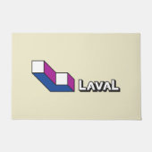 Vlag van Laval (Quebec, Canada) Deurmat (Voorkant)